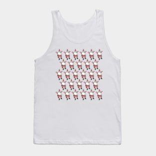 Cute Santa Pattern Tank Top